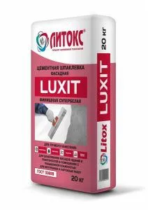 Шпатлевка фасадная белая Литокс LUXIT 20 кг (60)